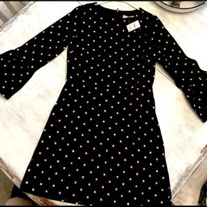 Ann Taylor Loft fit and flair double knit dress.